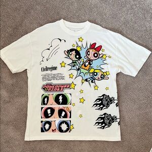 Powerpuff Girls White Graphic Tee by Wildregime